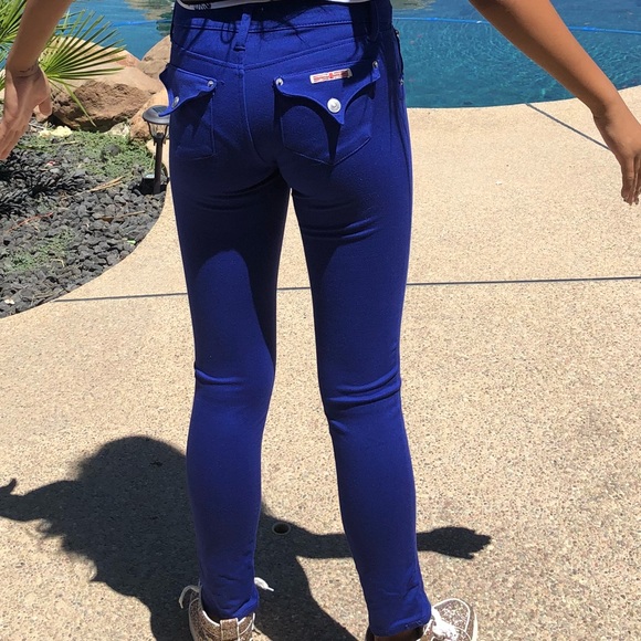 Hudson royal blue jegging juniors 14 - Picture 6 of 8